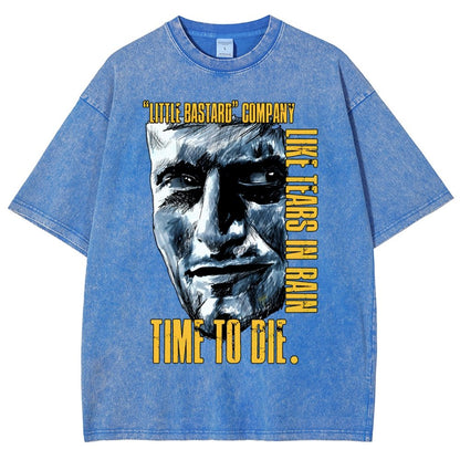 Time To Die Vintage Distressed T-shirt