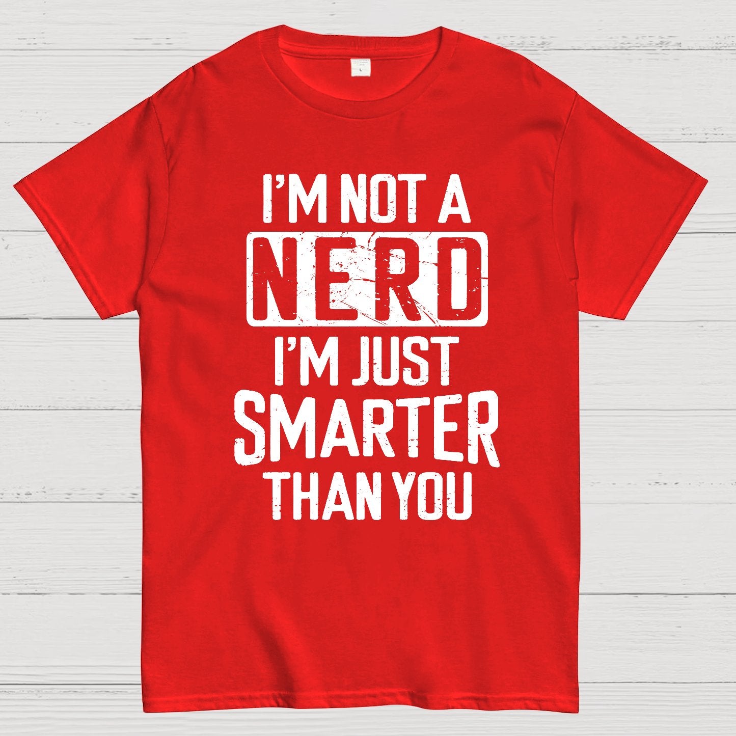 Funny Nerd T-shirt Smart person Geek T-Shirt
