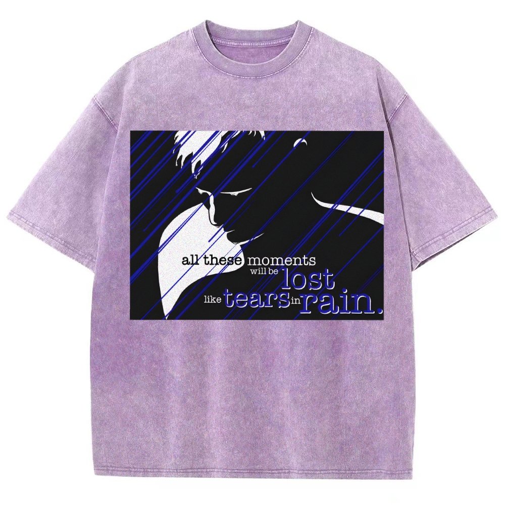Like... Tears In Rain. Vintage Distressed T-shirt