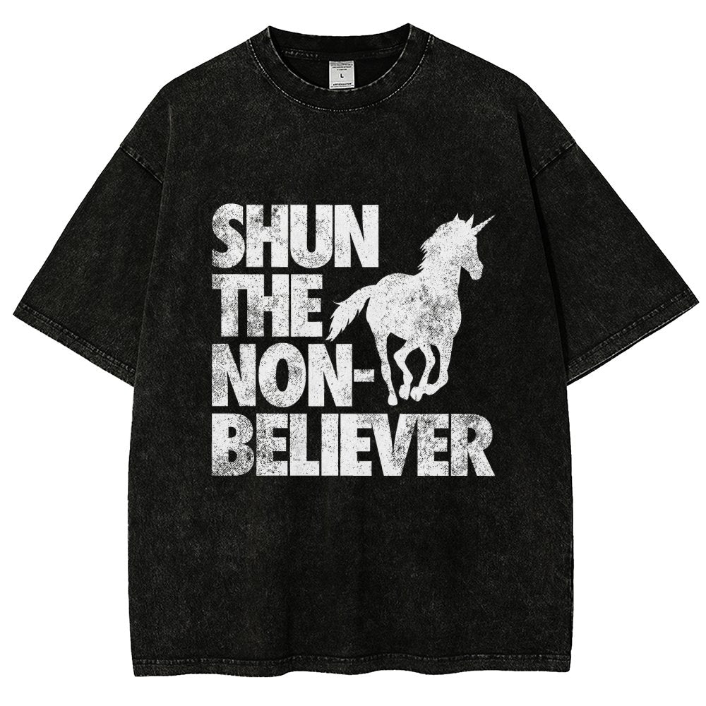 Shun the Non-Believer! Vintage Distressed T-shirt
