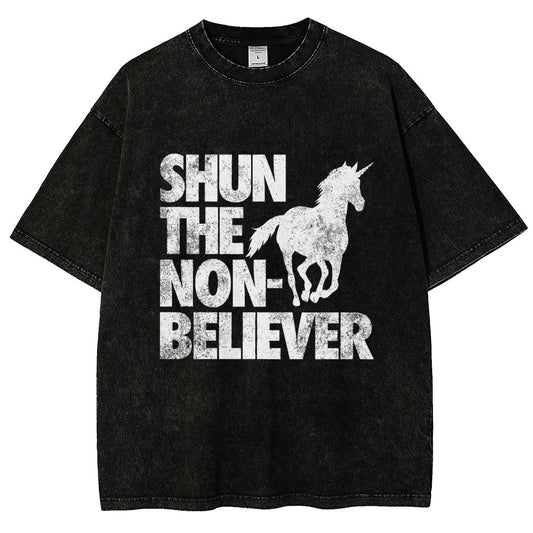 Shun the Non-Believer! Vintage Distressed T-shirt