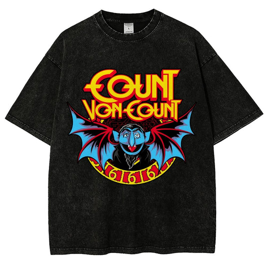 THE COUNT Vintage Distressed T-shirt