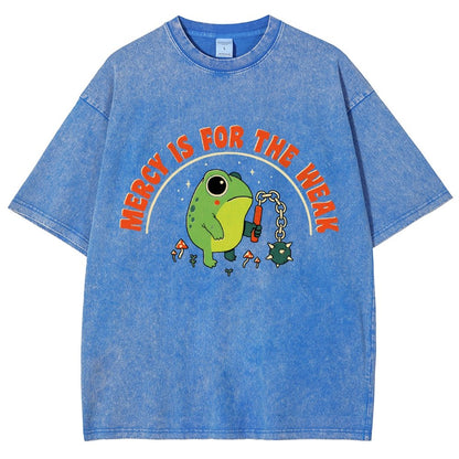 Mercy Is For The Weak Vintage Distressed T-shirt
