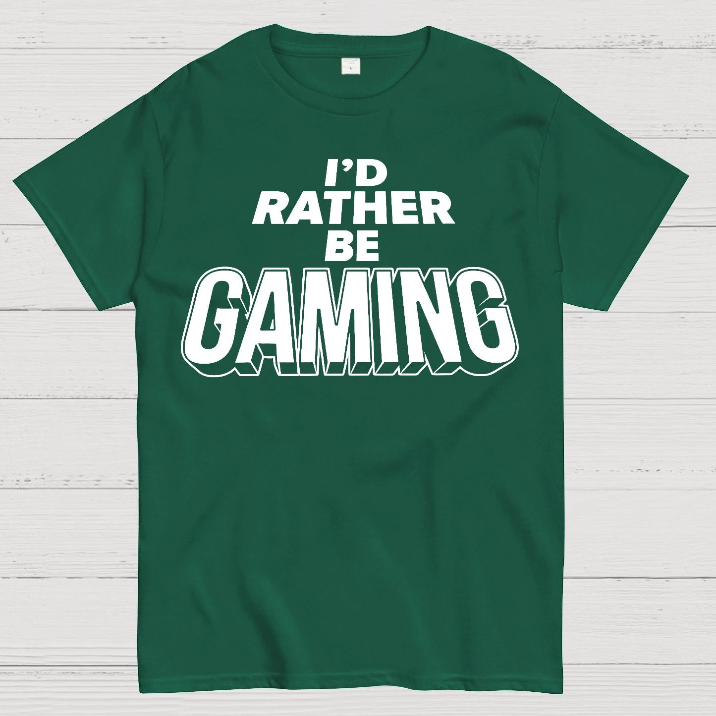 I'd Rather Be Gaming Geek T-Shirt