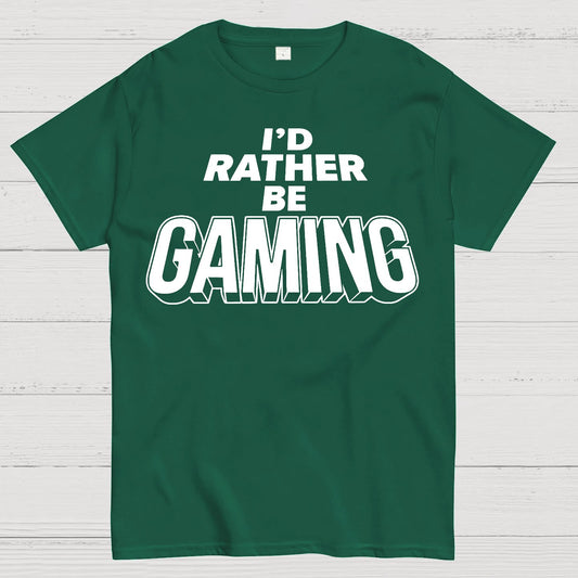 I'd Rather Be Gaming Geek T-Shirt
