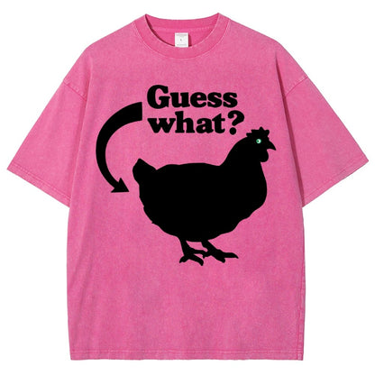 Chicken Butt Vintage Distressed T-shirt