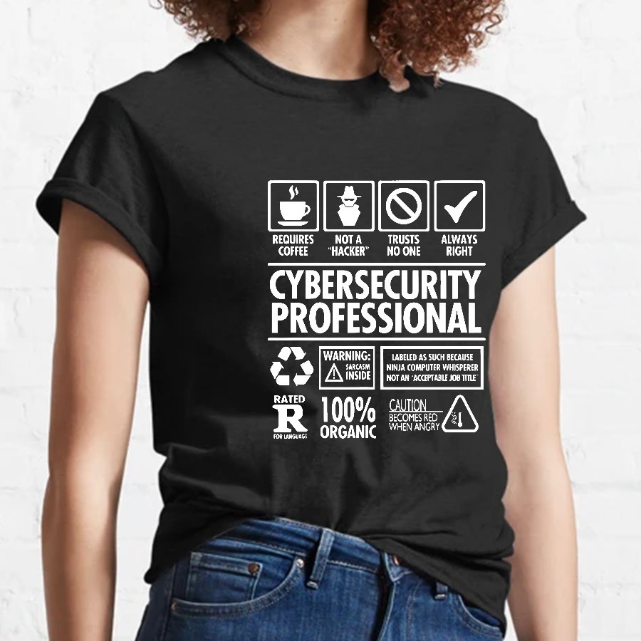 Cybersecurity Professional Geeky T-Shirt