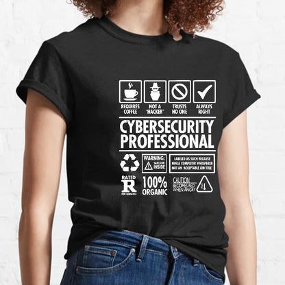 Cybersecurity Professional Geeky T-Shirt