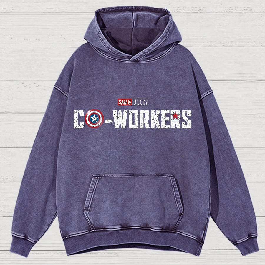 Co-Workers Vintage Distressed Hoodie