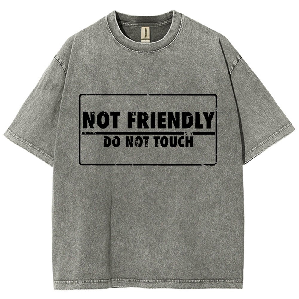 Not friendly stamp Vintage Distressed T-shirt