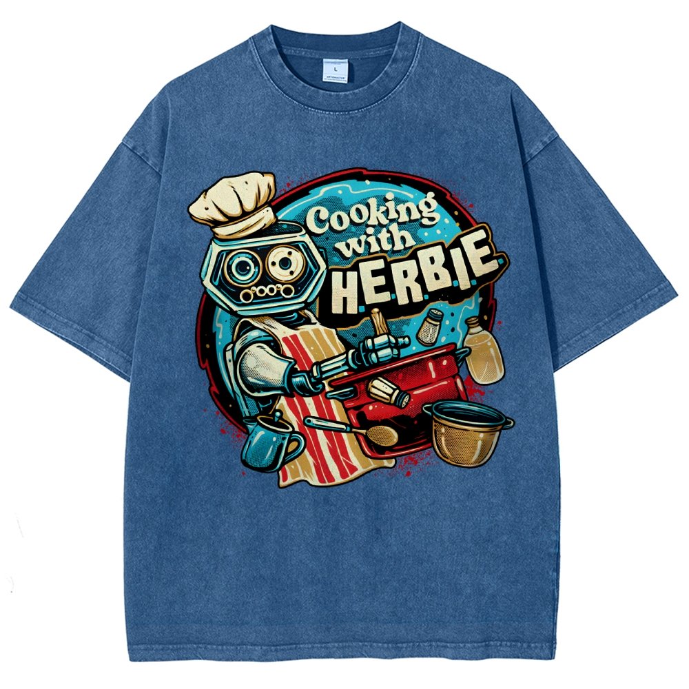 Cooking With Buddy Vintage Distressed T-shirt