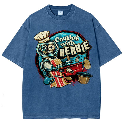 Cooking With Buddy Vintage Distressed T-shirt