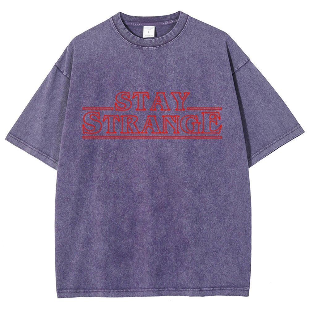 Stay Strange Vintage Distressed T-shirt