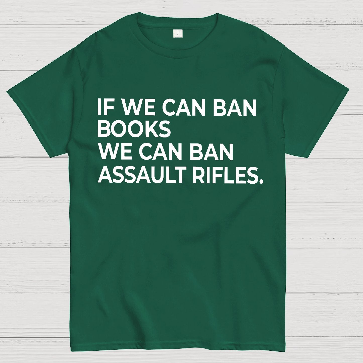 If We Can Ban Books We Can Ban Assault Rifles Geek T-Shirt