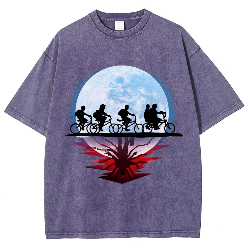 Strange Moon Vintage Distressed T-shirt
