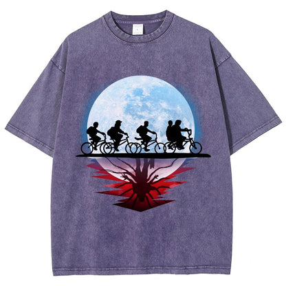 Strange Moon Vintage Distressed T-shirt