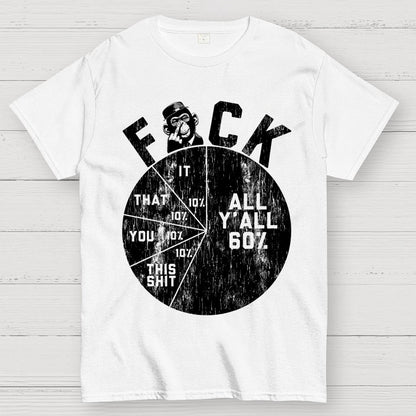 Sentiment Quantification Failure Pie Chart Geek T-Shirt
