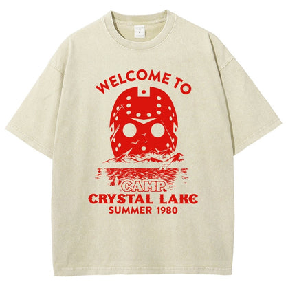 Welcome To Mystic Lake Vintage Distressed T-shirt
