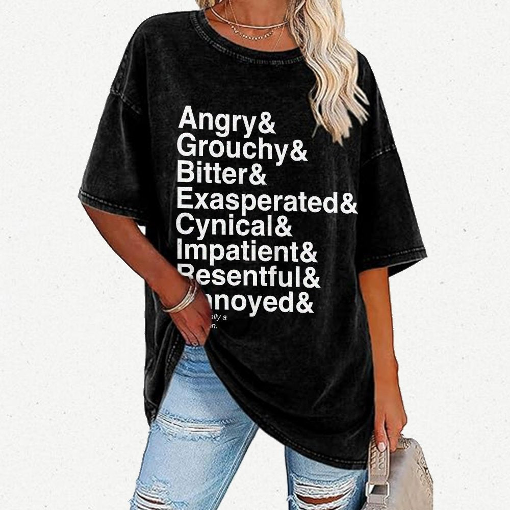 Generally A Nice Person Vintage Distressed T-shirt
