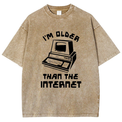 I Am Older Than The Internet Vintage Distressed T-shirt