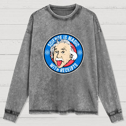 Science Is Magic Washed Long Sleeve Tee