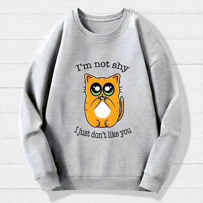 Not Shy Geek Cotton Sweatshirt