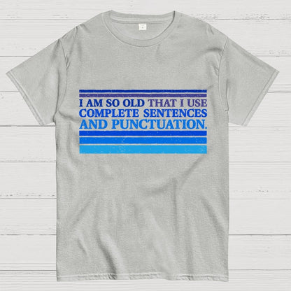 Complete Sentences and Punctuation Unisex Geek T-Shirt