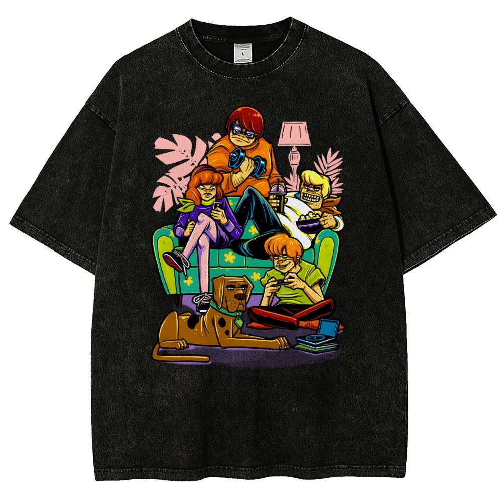 Stay Home Squad Vintage Distressed T-shirt