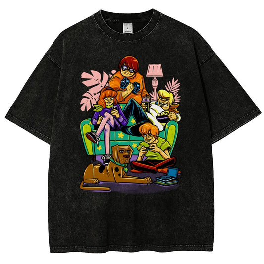 Stay Home Squad Vintage Distressed T-shirt