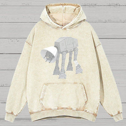 Battle Damage Vintage Distressed Hoodie