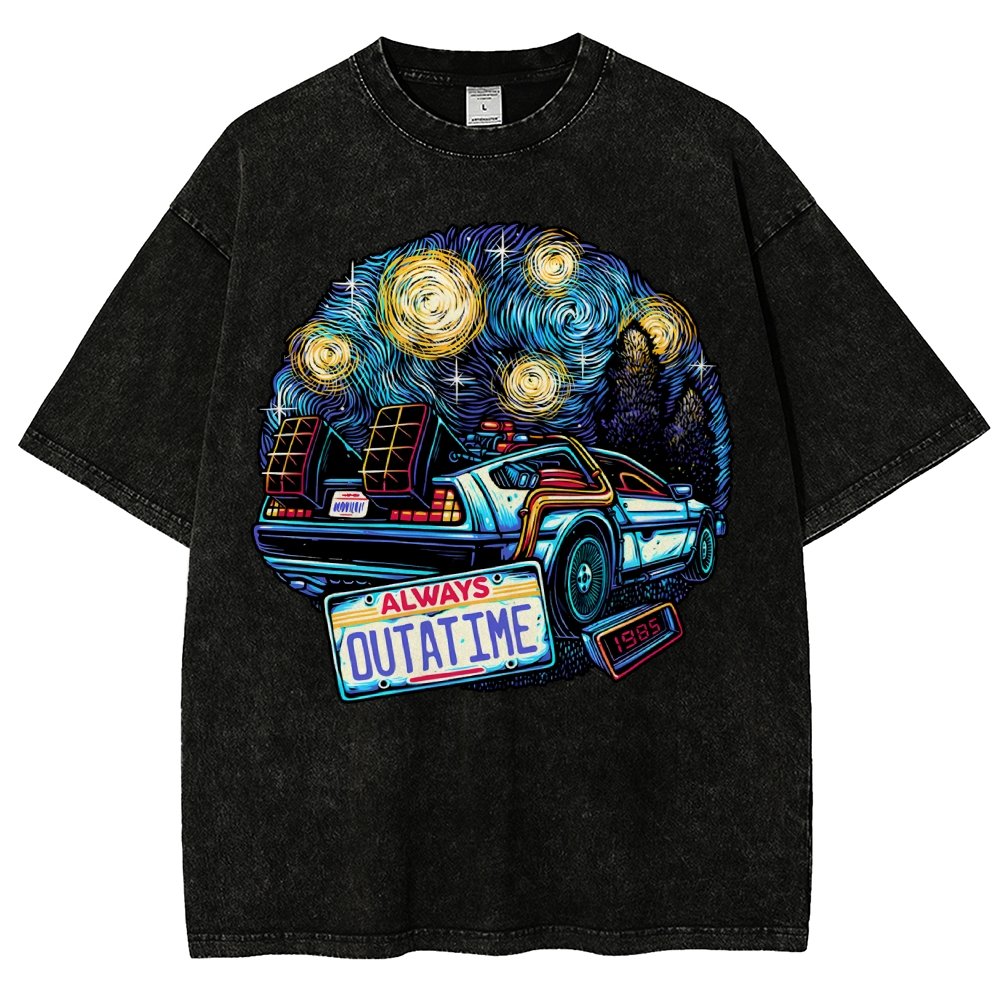 Always Outatime Vintage Distressed T-shirt