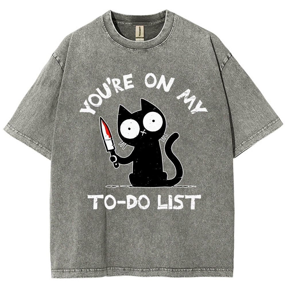 You're On My To-Do List Vintage Distressed T-shirt