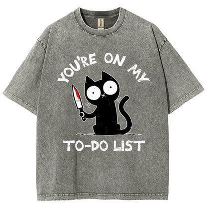 You're On My To-Do List Vintage Distressed T-shirt