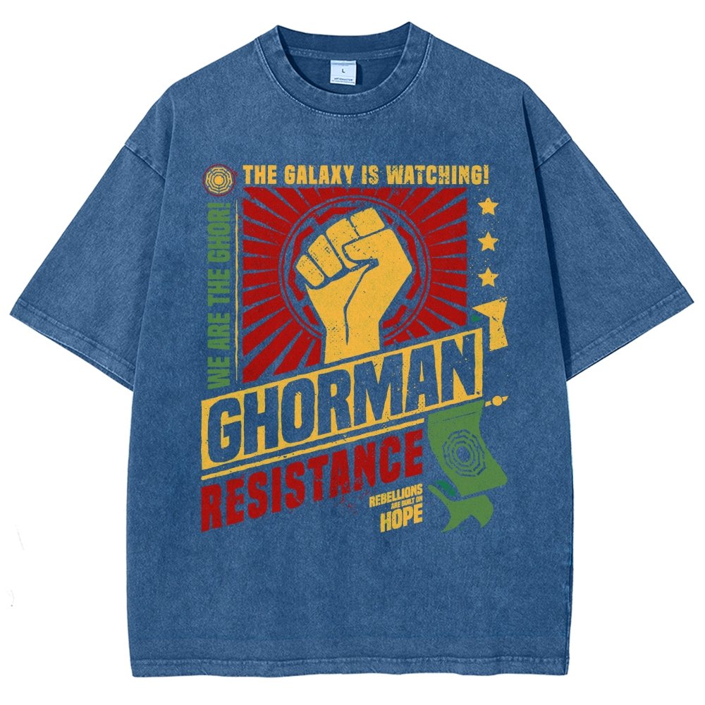 Galactic Resistance Vintage Distressed T-shirt