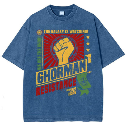 Galactic Resistance Vintage Distressed T-shirt