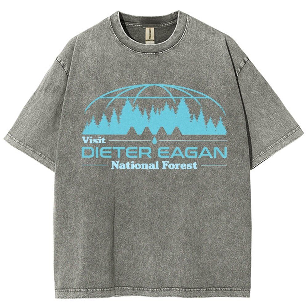Visit Dieter Eagan National Forest Vintage Distressed T-shirt