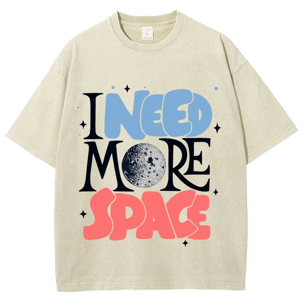 I Need More Space Vintage Distressed T-shirt