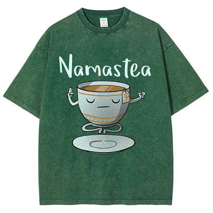 Namastea Vintage Distressed T-shirt
