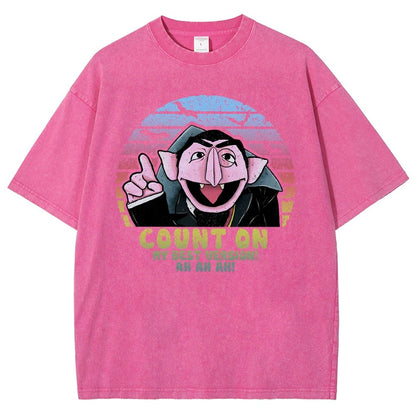 Count on My Best Version Vintage Distressed T-shirt