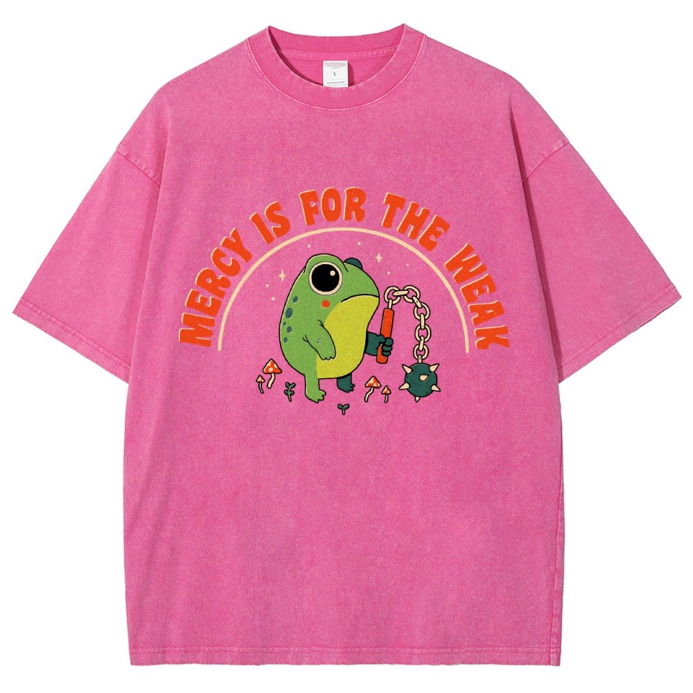 Mercy Is For The Weak Vintage Distressed T-shirt