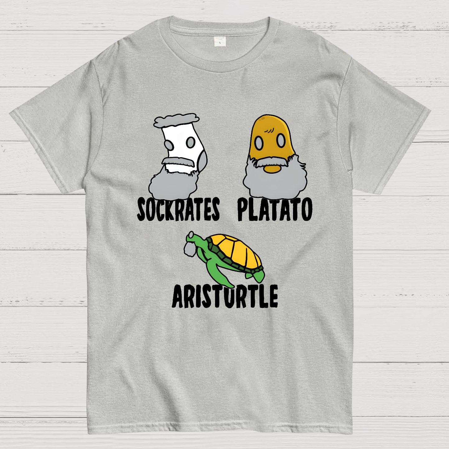 SOCKRATES PLATATO ARISTURTLE Geek T-Shirt