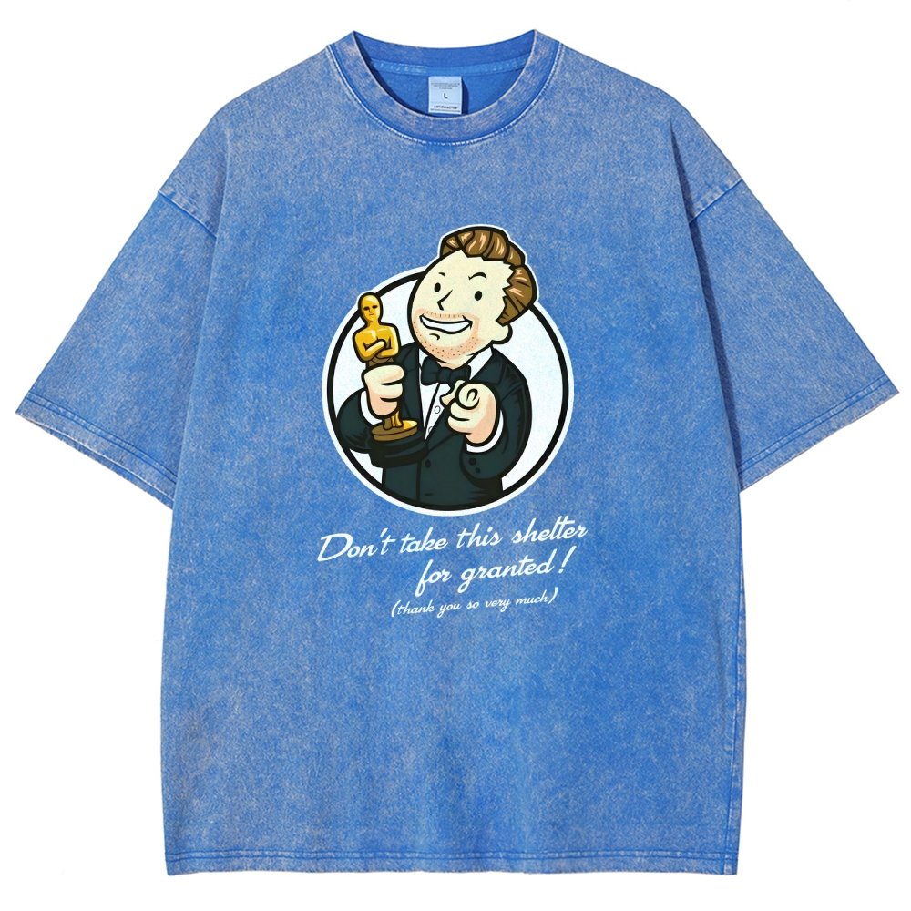 Black Cat Under The Sakura Vintage Distressed T-shirt