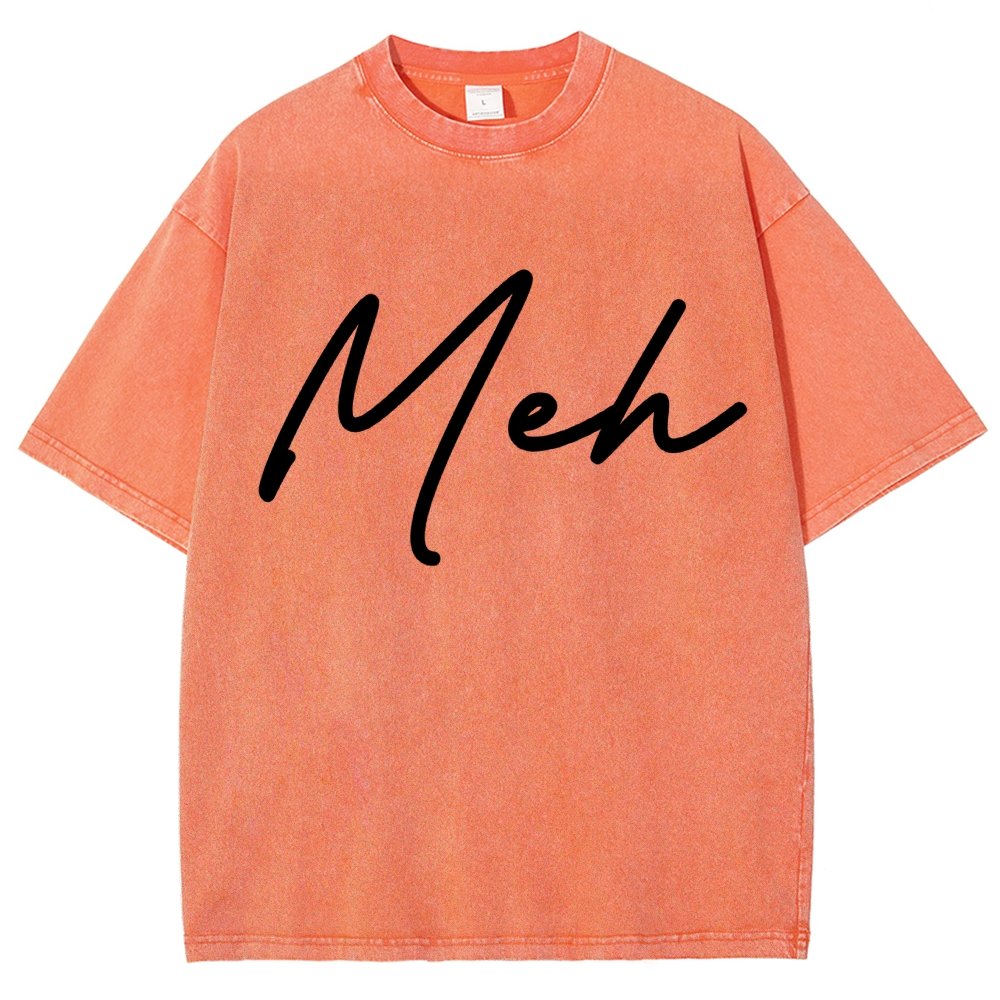 Meh Vintage Distressed T-shirt