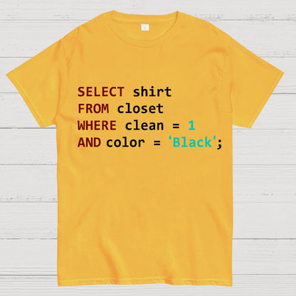 Programmer Database Geek T-Shirt