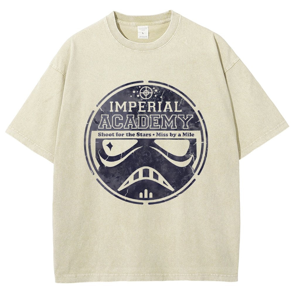 Aiming for Excellence Vintage Distressed T-shirt
