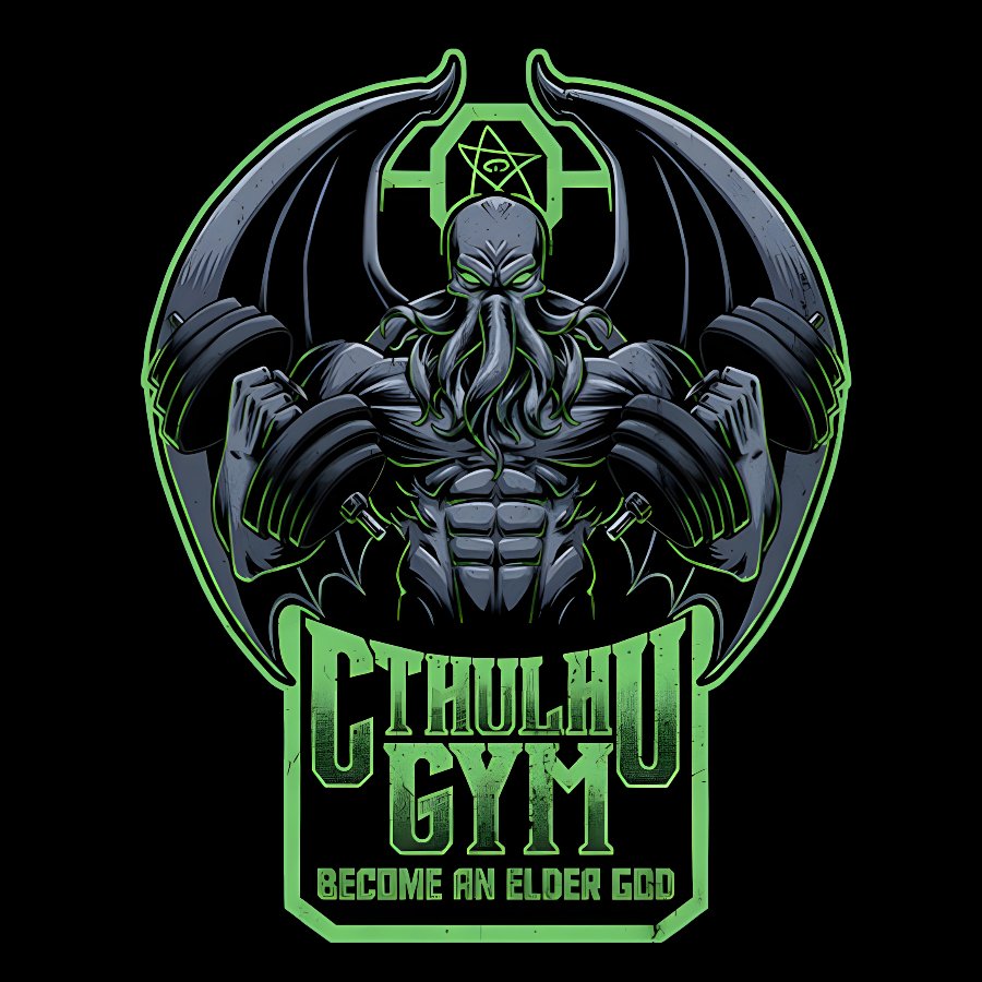 Cthulhu Gym Geek T-Shirt
