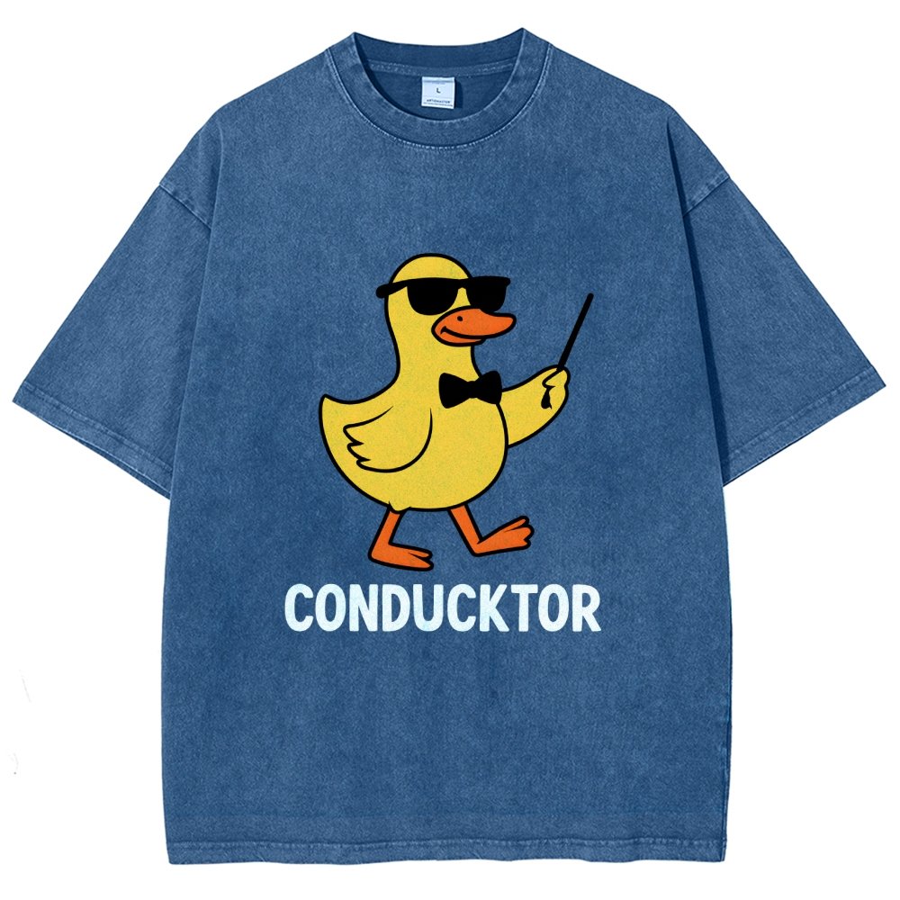 Conducktor Vintage Distressed T-shirt