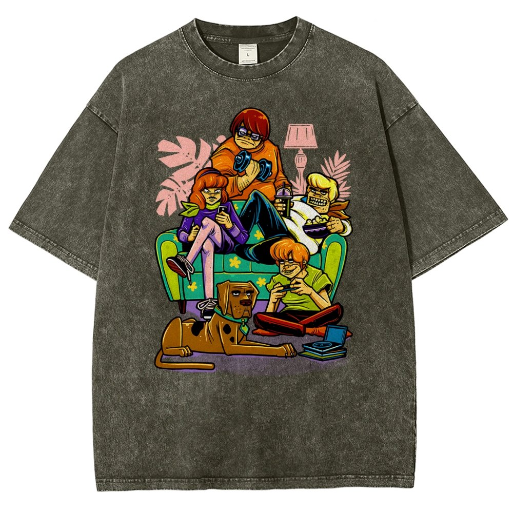Stay Home Squad Vintage Distressed T-shirt