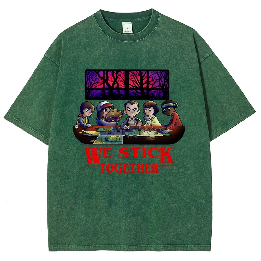 We Stick Together Vintage Distressed T-shirt