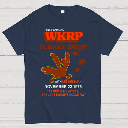 Vintage Retro Turkey Drop Geek T-Shirt
